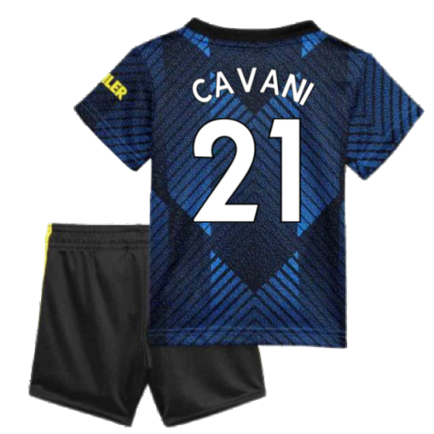 Man Utd 2021-2022 Third Baby Kit (Blue) (CAVANI 21)