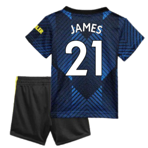 Man Utd 2021-2022 Third Baby Kit (Blue) (JAMES 21)