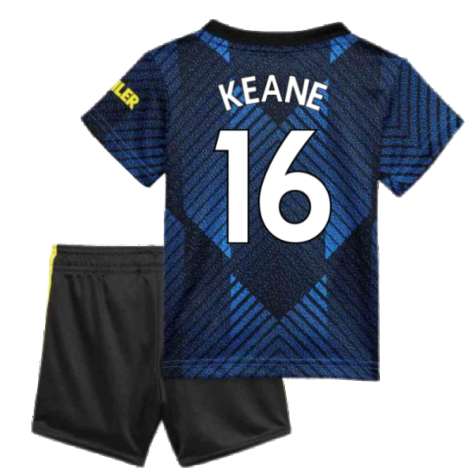 Man Utd 2021-2022 Third Baby Kit (Blue) (KEANE 16)