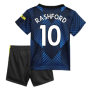Man Utd 2021-2022 Third Baby Kit (Blue) (RASHFORD 10)