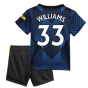 Man Utd 2021-2022 Third Baby Kit (Blue) (WILLIAMS 33)