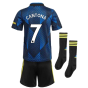 Man Utd 2021-2022 Third Mini Kit (Blue) (CANTONA 7)