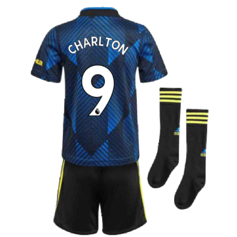 Man Utd 2021-2022 Third Mini Kit (Blue) (CHARLTON 9)