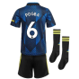 Man Utd 2021-2022 Third Mini Kit (Blue) (POGBA 6)