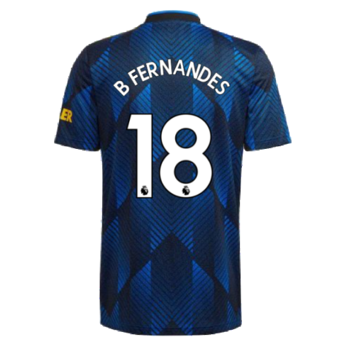 Man Utd 2021-2022 Third Shirt (B FERNANDES 18)