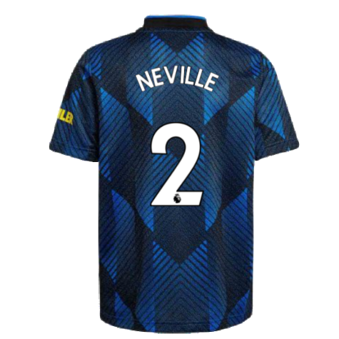 Man Utd 2021-2022 Third Shirt (Kids) (NEVILLE 2)