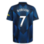 Man Utd 2021-2022 Third Shirt (Kids) (ROBSON 7)
