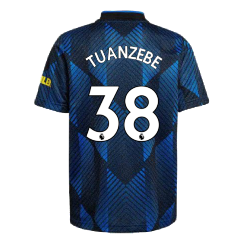 Man Utd 2021-2022 Third Shirt (Kids) (TUANZEBE 38)