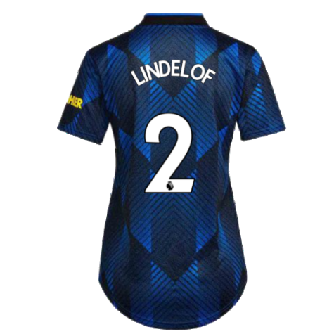 Man Utd 2021-2022 Third Shirt (Ladies) (LINDELOF 2)