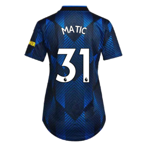 Man Utd 2021-2022 Third Shirt (Ladies) (MATIC 31)