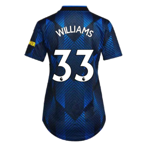 Man Utd 2021-2022 Third Shirt (Ladies) (WILLIAMS 33)