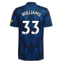 Man Utd 2021-2022 Third Shirt (WILLIAMS 33)