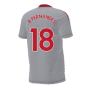 Man Utd 2021-2022 Training Tee (Grey) (B FERNANDES 18)