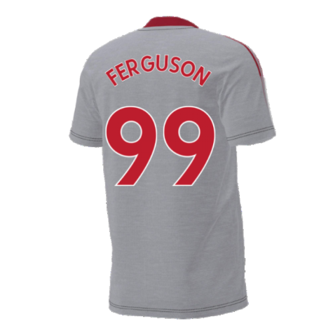 Man Utd 2021-2022 Training Tee (Grey) (FERGUSON 99)