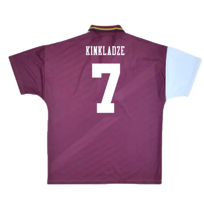 Manchester City 1996-1997 Away Shirt (M) (Excellent) (Kinkladze 7)