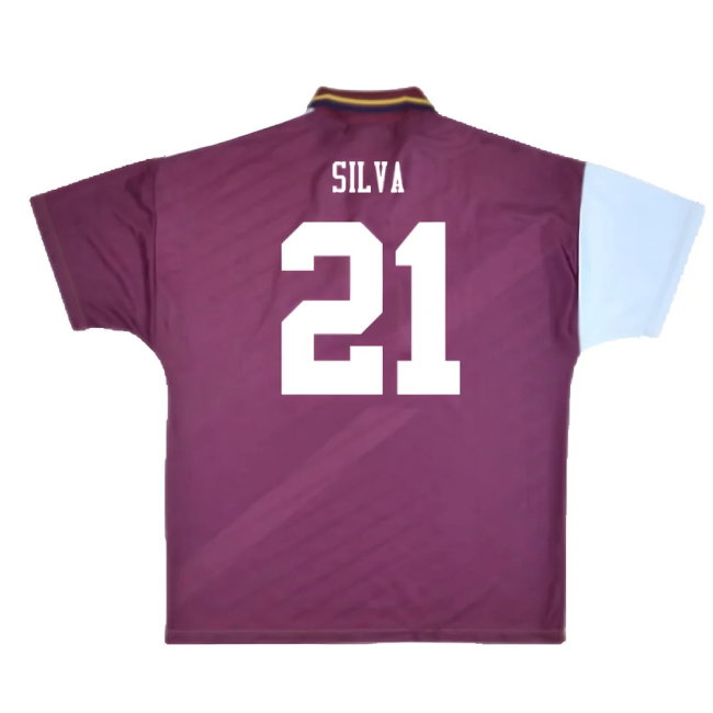 Manchester City 1996-1997 Away Shirt (M) (Excellent) (SILVA 21)