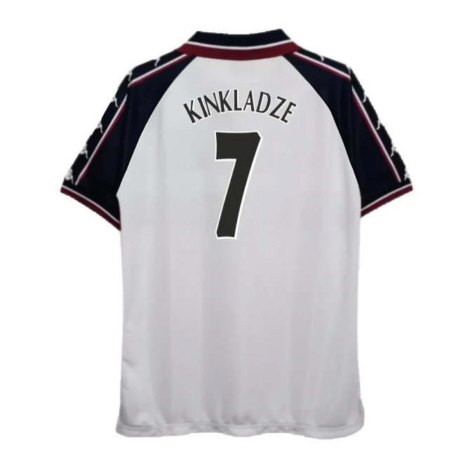 Manchester City 1997-98 Away Shirt (XL) (Good) (Kinkladze 7)