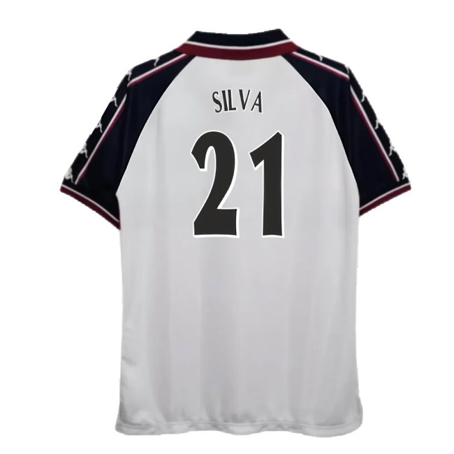 Manchester City 1997-98 Away Shirt (XL) (Good) (SILVA 21)