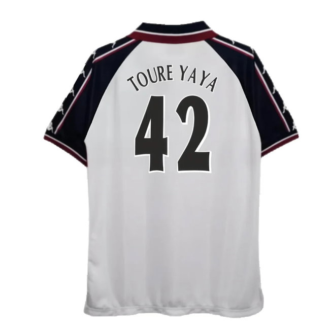 Manchester City 1997-98 Away Shirt (XL) (Good) (TOURE YAYA 42)