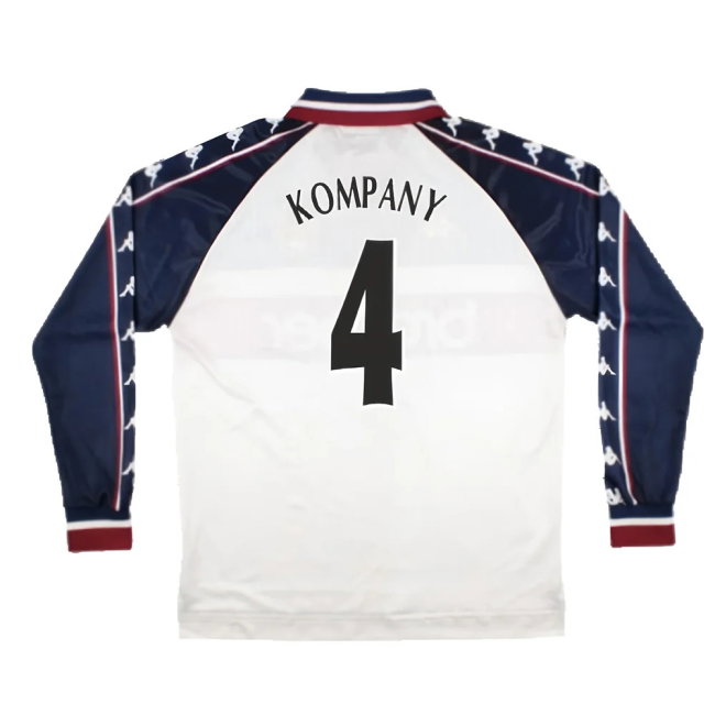 Manchester City 1997-99 Away Long Sleeve Shirt (M) (Very Good) (KOMPANY 4)