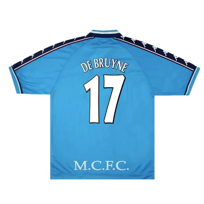 Manchester City 1997-99 Home Shirt (XL) (Excellent) (DE BRUYNE 17)