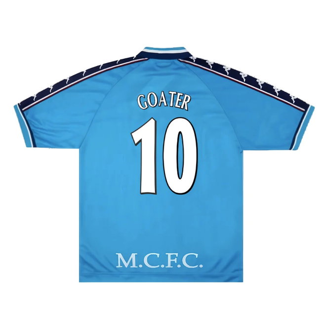 Manchester City 1997-99 Home Shirt (XL) (Excellent) (Goater 10)