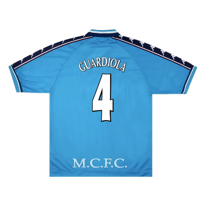Manchester City 1997-99 Home Shirt (XL) (Excellent) (Guardiola 4)