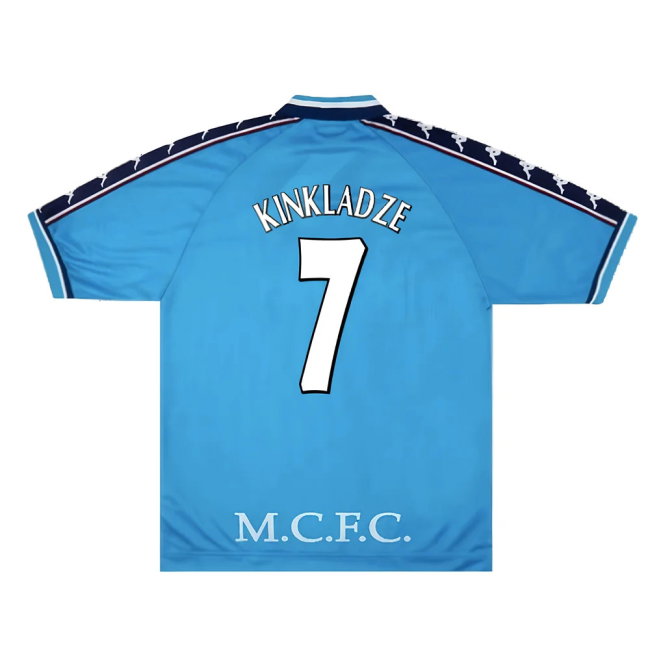 Manchester City 1997-99 Home Shirt (XL) (Excellent) (Kinkladze 7)