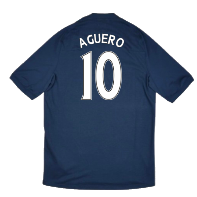 Manchester City 2010-11 Away Shirt ((Very Good) XL) (Aguero 10)
