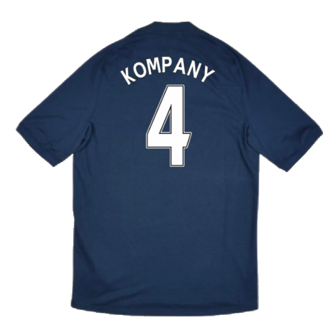 Manchester City 2010-11 Away Shirt ((Very Good) XL) (Kompany 4)