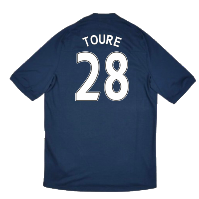 Manchester City 2010-11 Away Shirt ((Very Good) XL) (Toure 28)