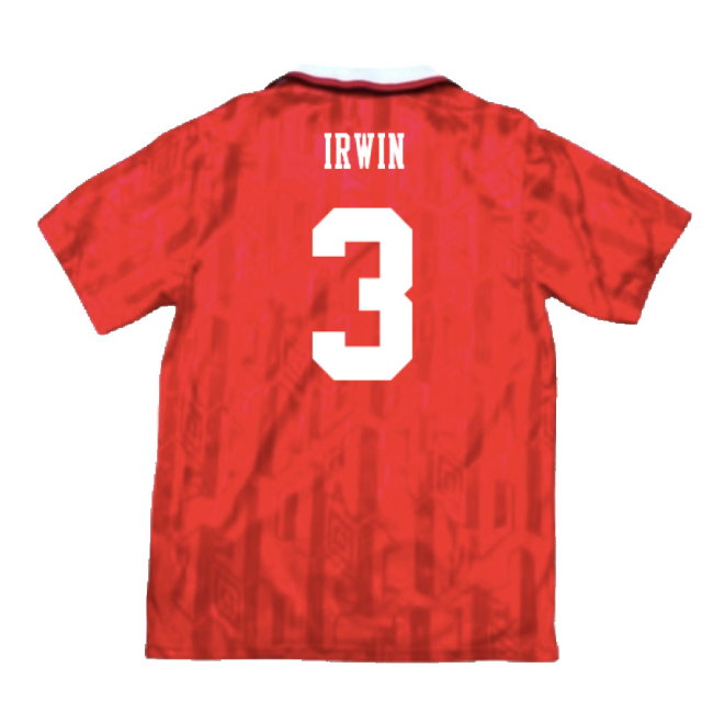 Manchester United 1992-94 Home (XXL) (Excellent) (Law 10)