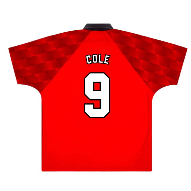 Manchester United 1996-98 Home (M) (Very Good) (Cole 9)