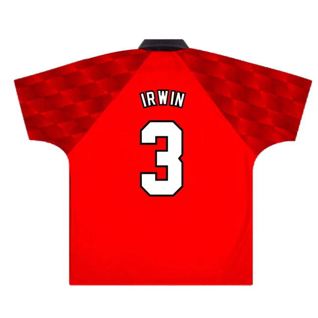Manchester United 1996-98 Home (M) (Very Good) (Irwin 3)