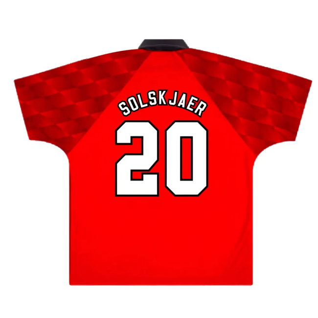 Manchester United 1996-98 Home (M) (Very Good) (Solskjaer 20)