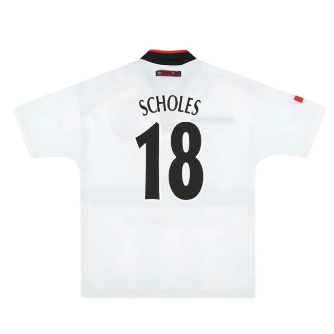 Manchester United 1997-98 Away Shirt (M) (Excellent) (Scholes 18)