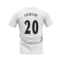 Manchester United 1998-1999 Retro Shirt T-shirt - Text (White) (Solskjaer 20)