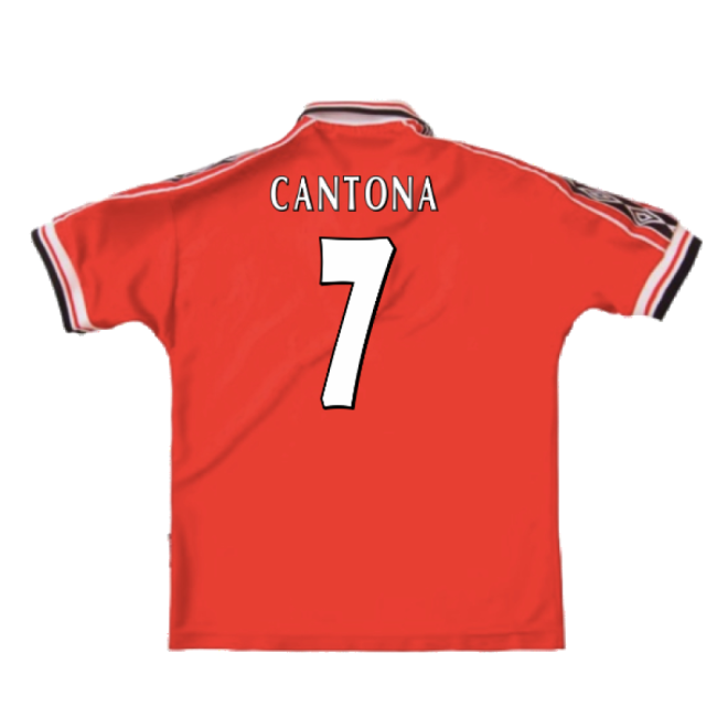 Manchester United 1998-2000 Home Shirt (XXL) (Excellent) (Cantona 7)