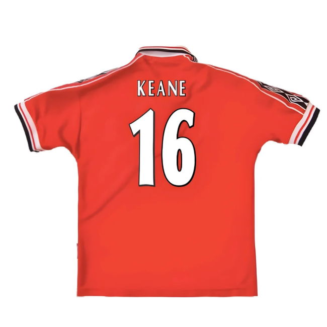 Manchester United 1998-2000 Home Shirt (XXL) (Excellent) (Keane 16)