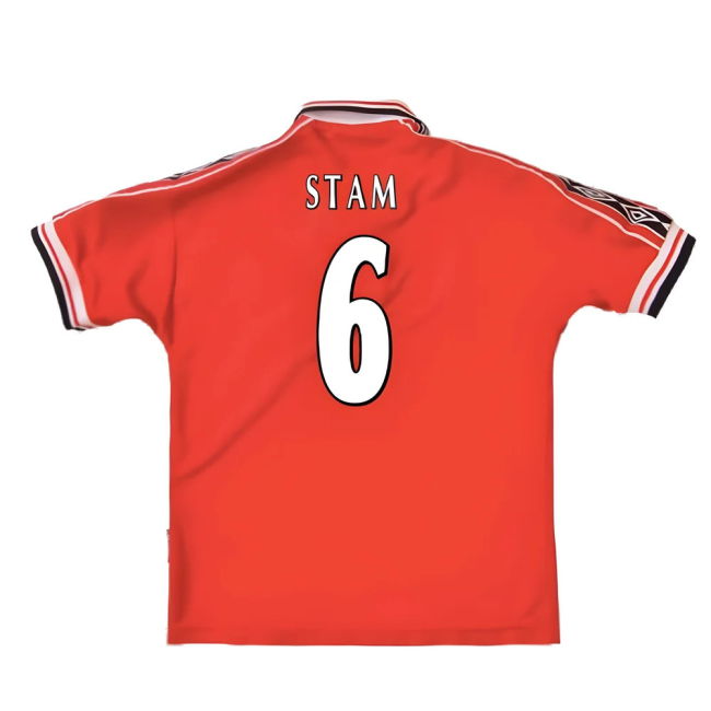 Manchester United 1998-2000 Home Shirt (XXL) (Excellent) (Stam 6)