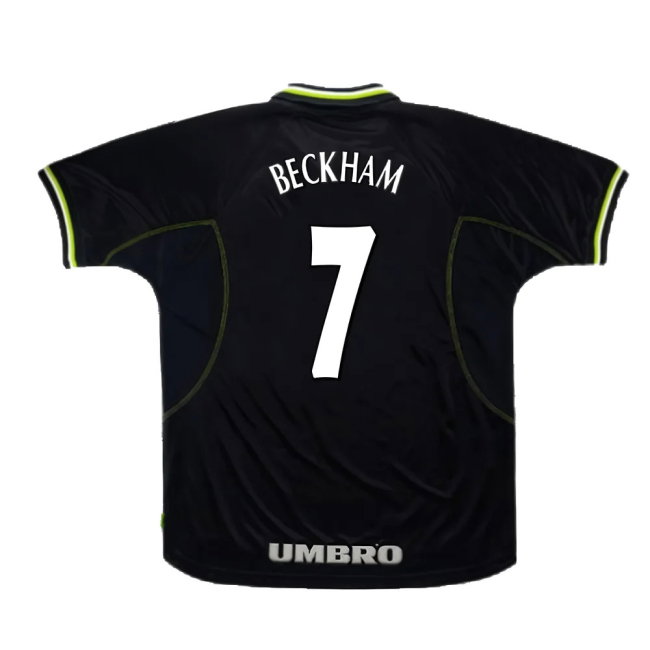 Manchester United 1998-99 Third Shirt (XL) (Excellent) (Beckham 7)