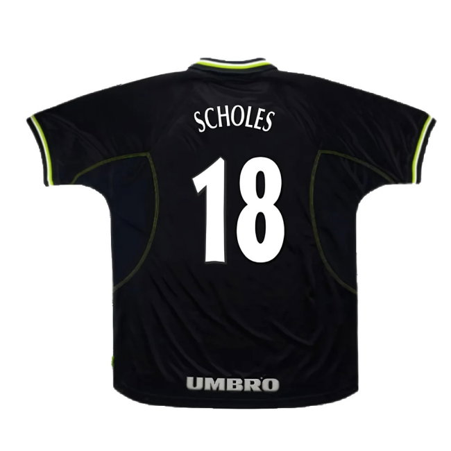 Manchester United 1998-99 Third Shirt (XL) (Excellent) (Scholes 18)