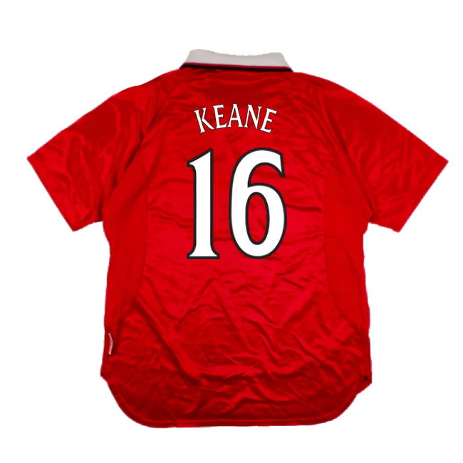 Manchester United 1999-2000 Champions League Home Shirt (XXL) (Excellent) (Keane 16)