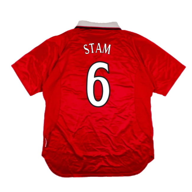 Manchester United 1999-2000 Champions League Home Shirt (XXL) (Excellent) (Stam 6)