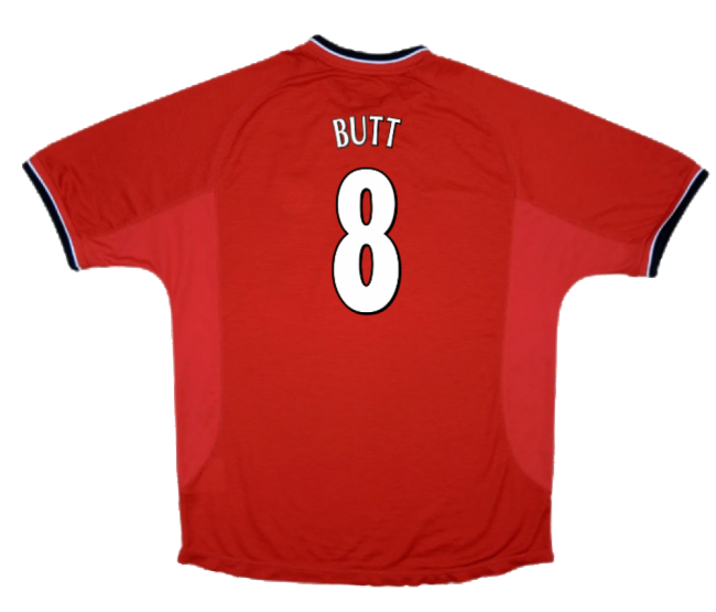 Manchester United 2000-02 Home Shirt ((Excellent) XXL) (Butt 8)