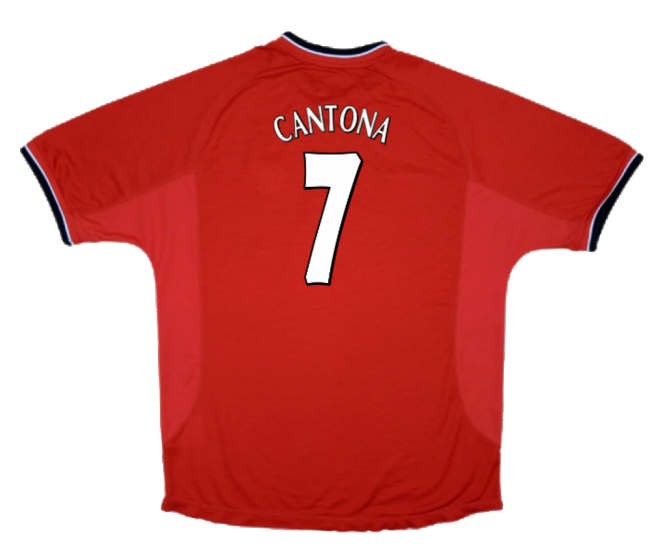 Manchester United 2000-02 Home Shirt ((Excellent) XXL) (Cantona 7)