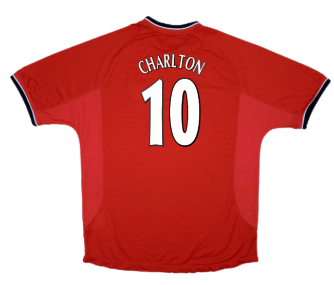 Manchester United 2000-02 Home Shirt ((Excellent) XXL) (Charlton 10)