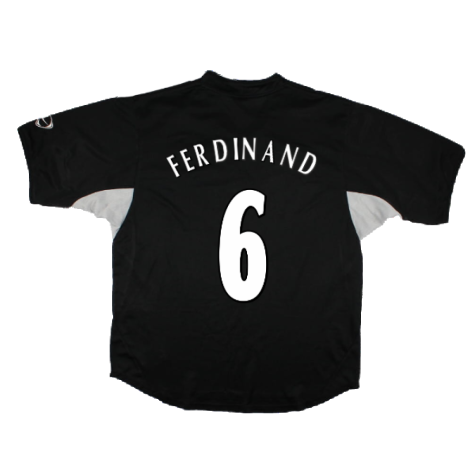 Manchester United 2002-03 Nike Training Shirt (L) (Ferdinand 6) (Good)