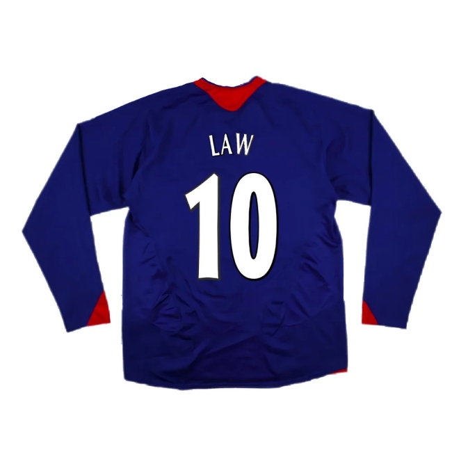 Manchester United 2005-06 Long Sleeve Away Shirt (M) (Excellent) (LAW 10)