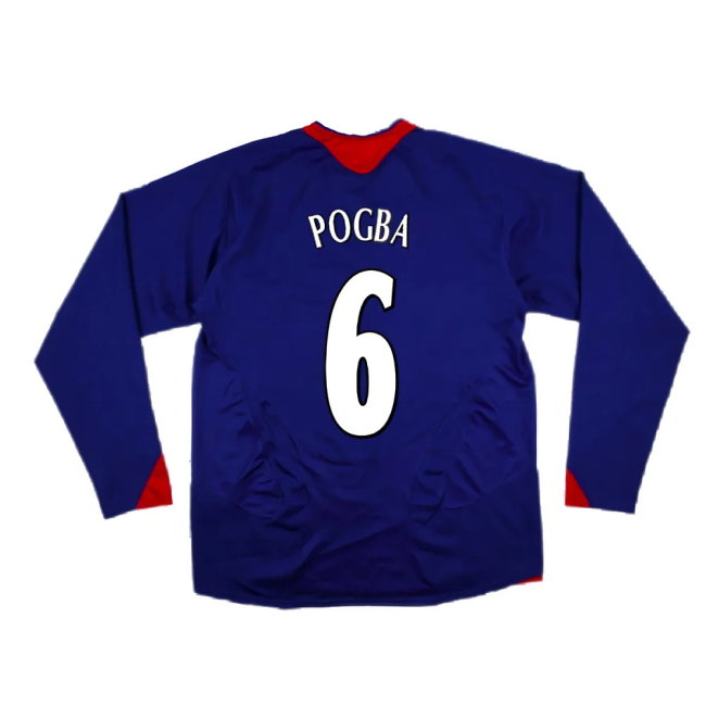 Manchester United 2005-06 Long Sleeve Away Shirt (M) (Excellent) (POGBA 6)